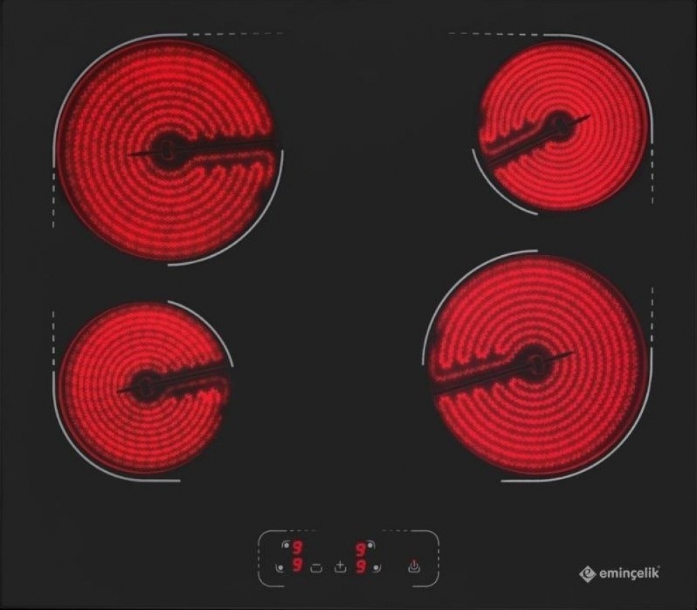 Ankastre Vitro Seramik Ocak Dokunmatik kontrol