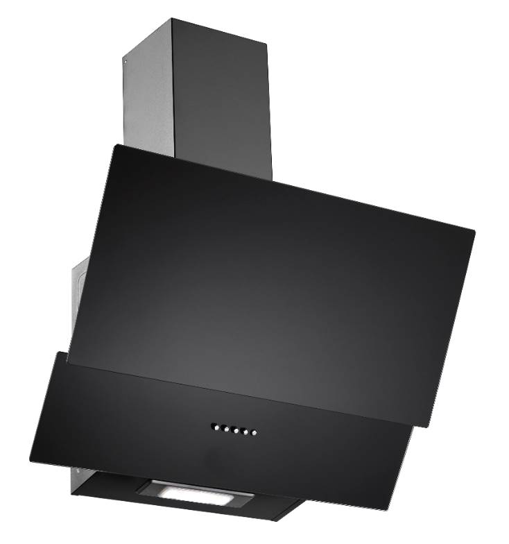 Siyah Camlı Push Butonlu Davlumbaz