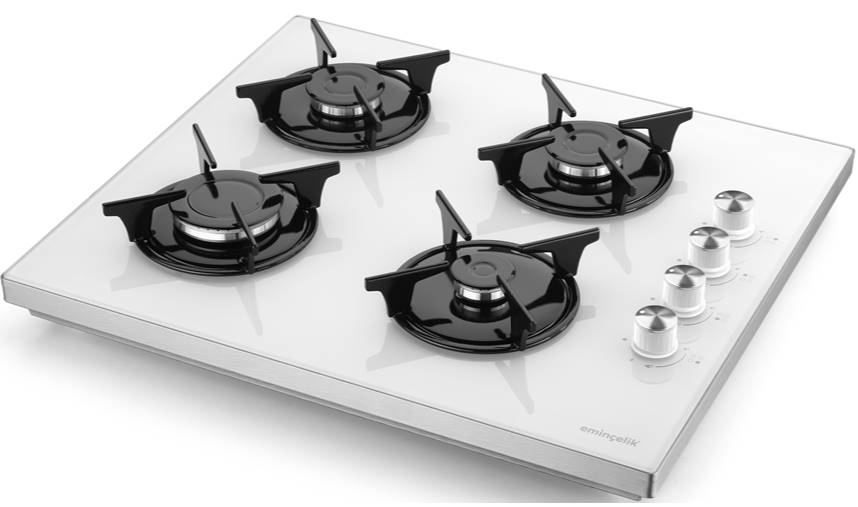 Set Üstü Beyaz Cam Ocak